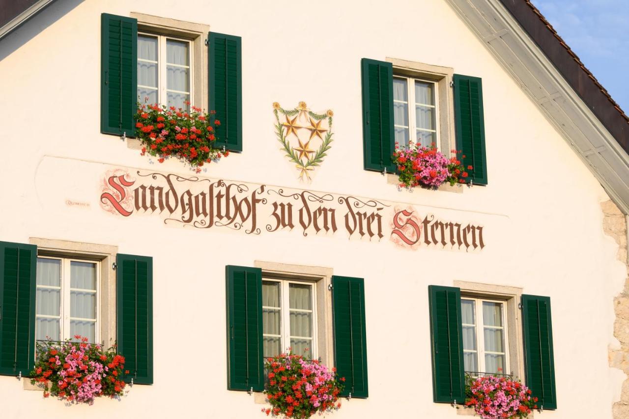 Landgasthof Zu Den Drei Sternen Brunegg Buitenkant foto